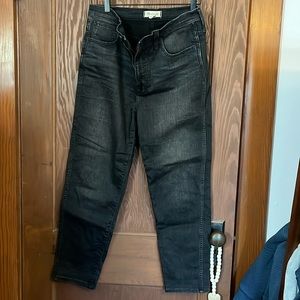 Madewell high rise slim straight jeans